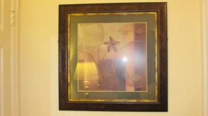 D ring picture hung after following steps