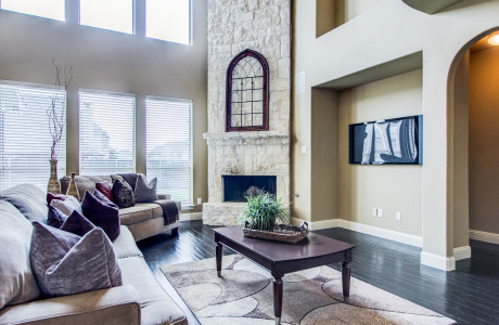 Family Room in a Real Estate Investment Property